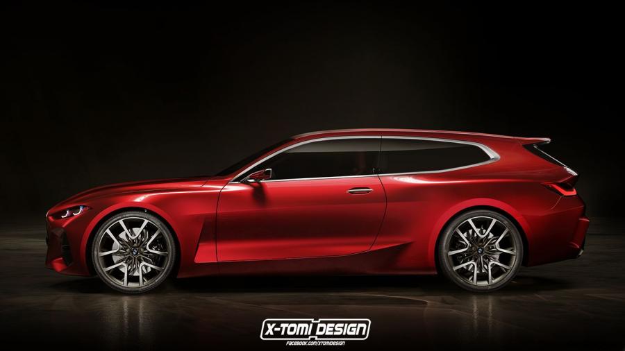 BMW Concept 4 ShootingBrake Concept by X-Tomi Design '2019